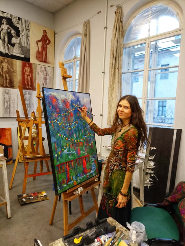 Artist Painting